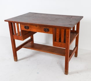 STICKLEY MISSION OAK WRITING DESK