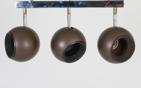 SPACE AGE TRIPLE-EYEBALL LIGHT C. 1970'S