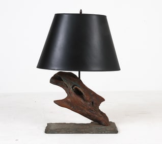 MID-CENTURY DRIFTWOOD TABLE LAMP