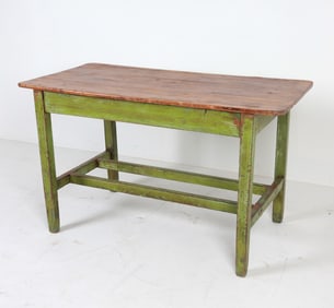 ANTIQUE 19TH C. PINE COUNTRY TABLE