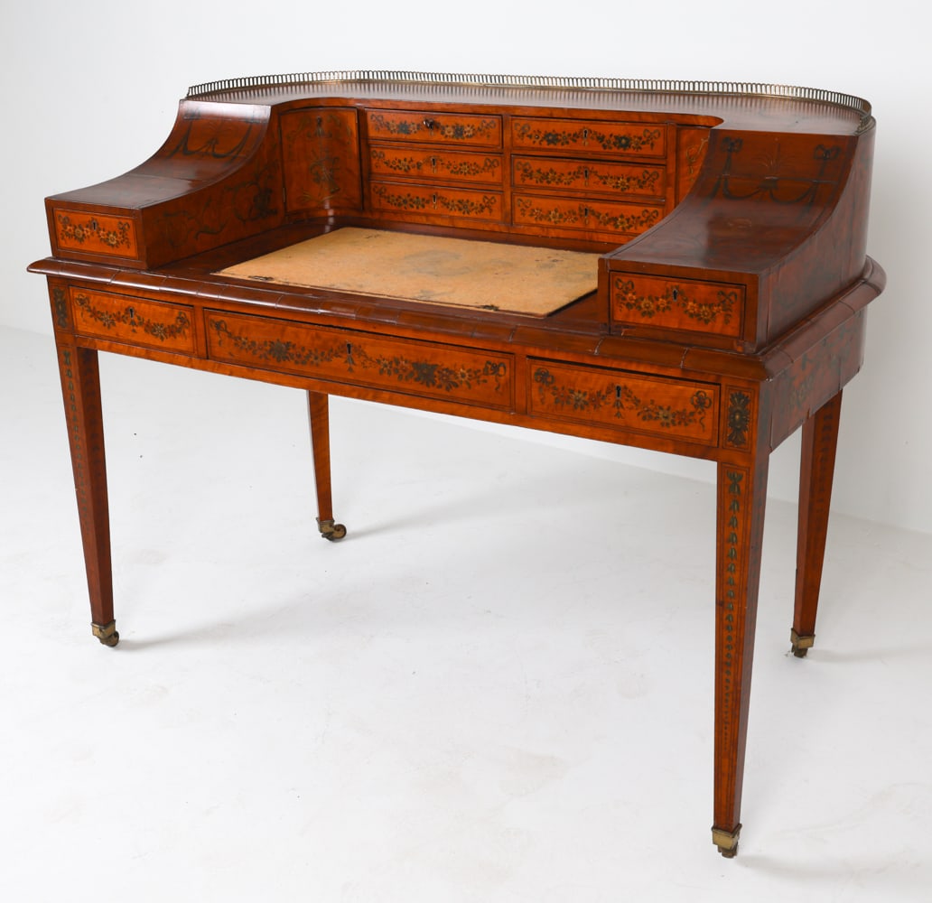 CARLTON HOUSE DESK BY EDWARD & ROBERTS 19TH C. (1 of 19)
