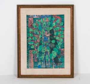 F. HUNDERTWASSER (1928-2000) LITHOGRAPH