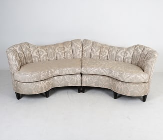 MID-CENTURY MODULAR BANANA SOFA C. 1970'S