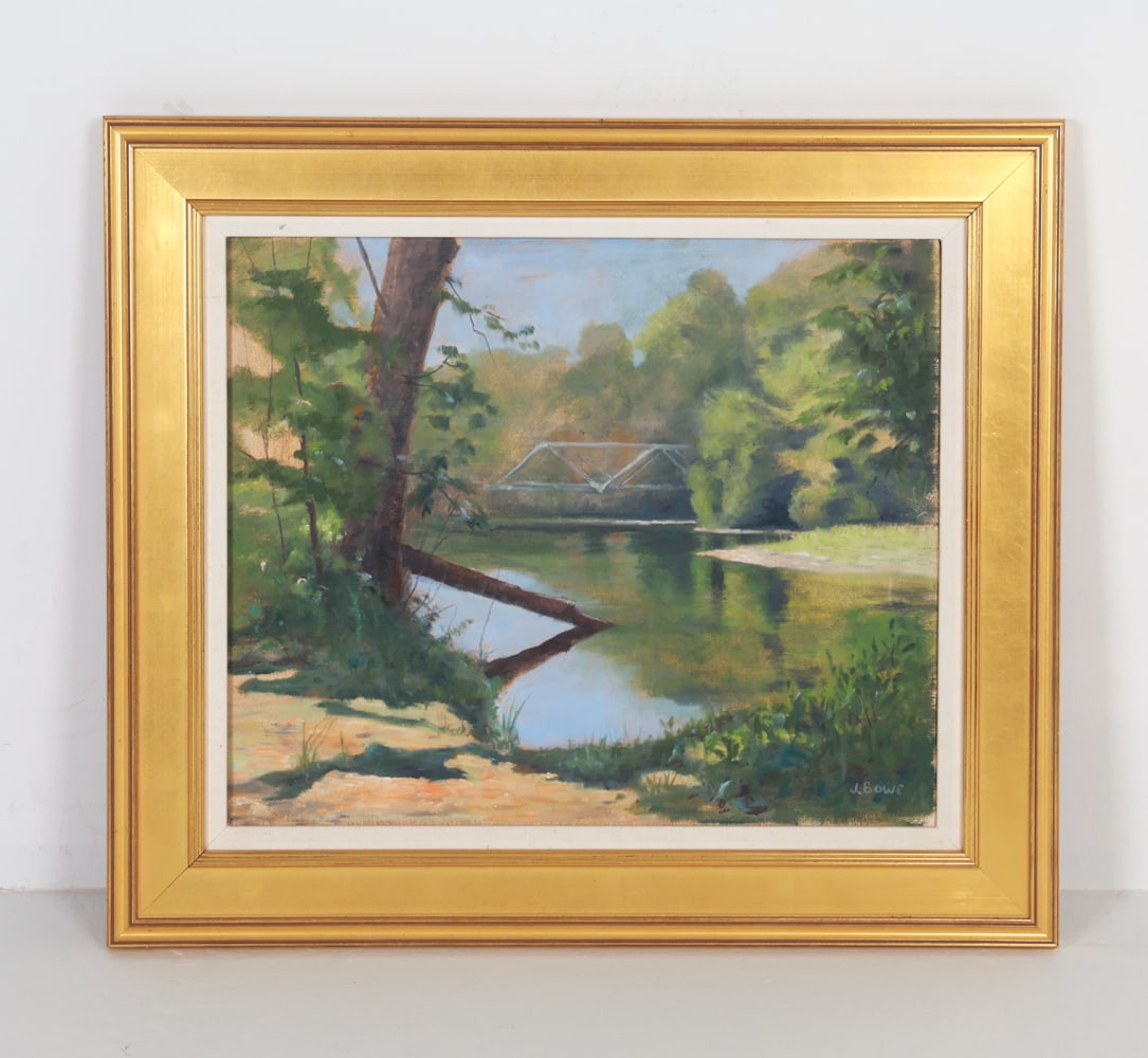 J. BOWE (20TH C.) LANDSCAPE O/C (1 of 8)