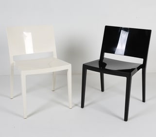 KARTELL 'LIZZ MAT' ACRYLIC SIDE CHAIRS