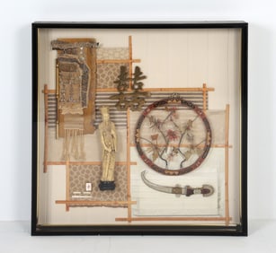 DECORATIVE CHINESE ART DIORAMA