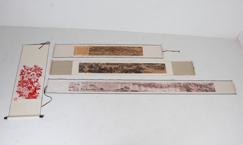 GROUPING OF CHINESE SCROLLS