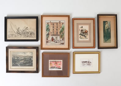 GROUPING OF DECORATIVE PRINTS