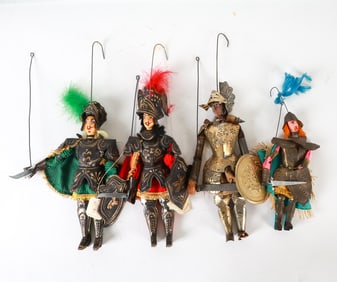 ITALIAN HAND CRAFTED WOOD & METAL PUPPETS