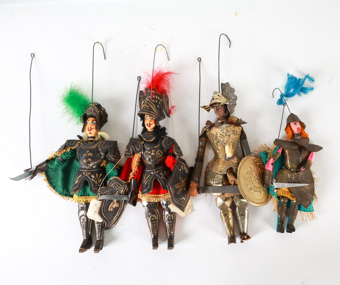 ITALIAN HAND CRAFTED WOOD & METAL PUPPETS (1 of 14)