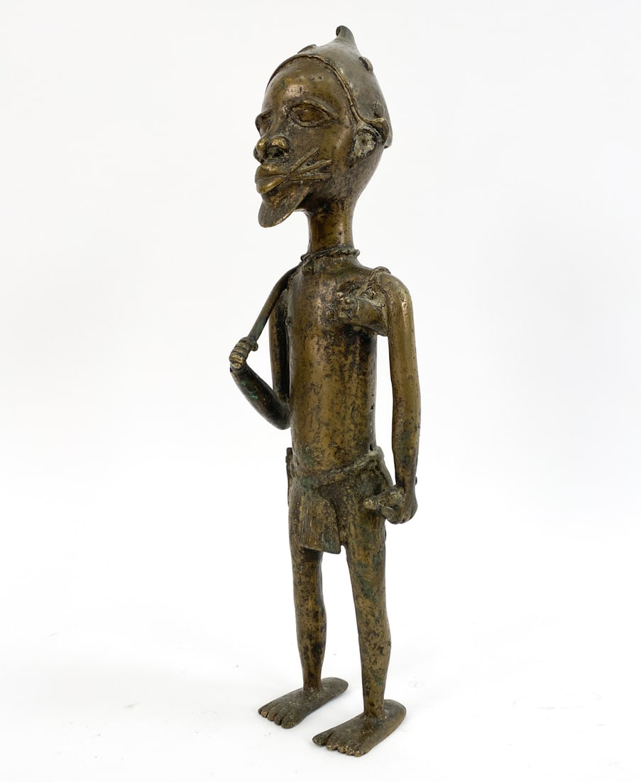 BENIN BRONZE FIGURE (1 of 10)