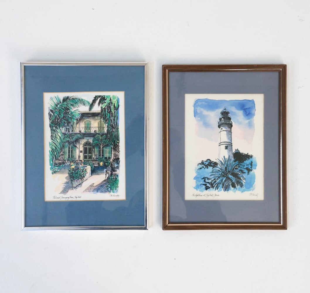 ROBERT E. KENNEDY KEY WEST LITHOGRAPHS (1 of 11)