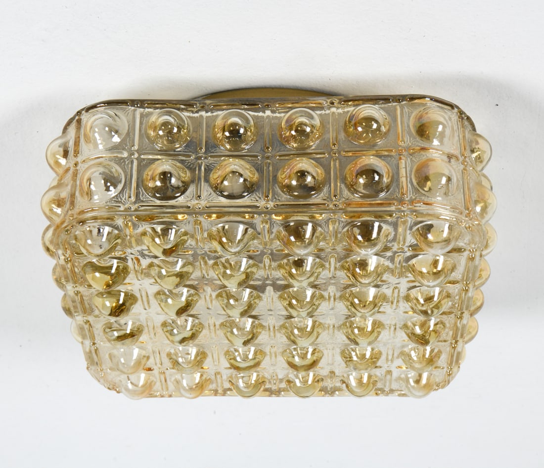 HELENA TYNELL GLASS CEILING LIGHT C. 1970'S (1 of 8)