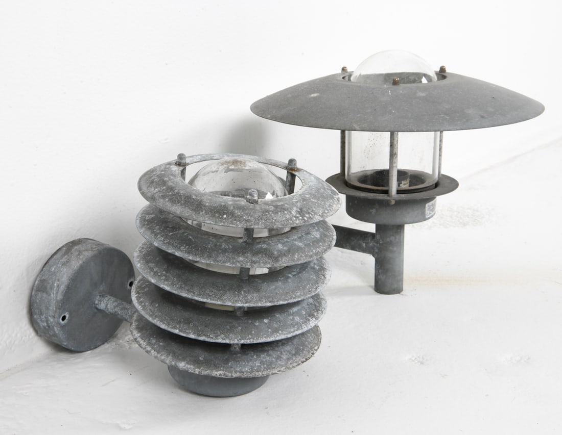 (2) NORDLUX OUTDOOR SCONCES C. 1970'S (1 of 11)