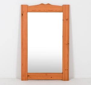 SWEDISH PINE MIRROR C. 1970'S