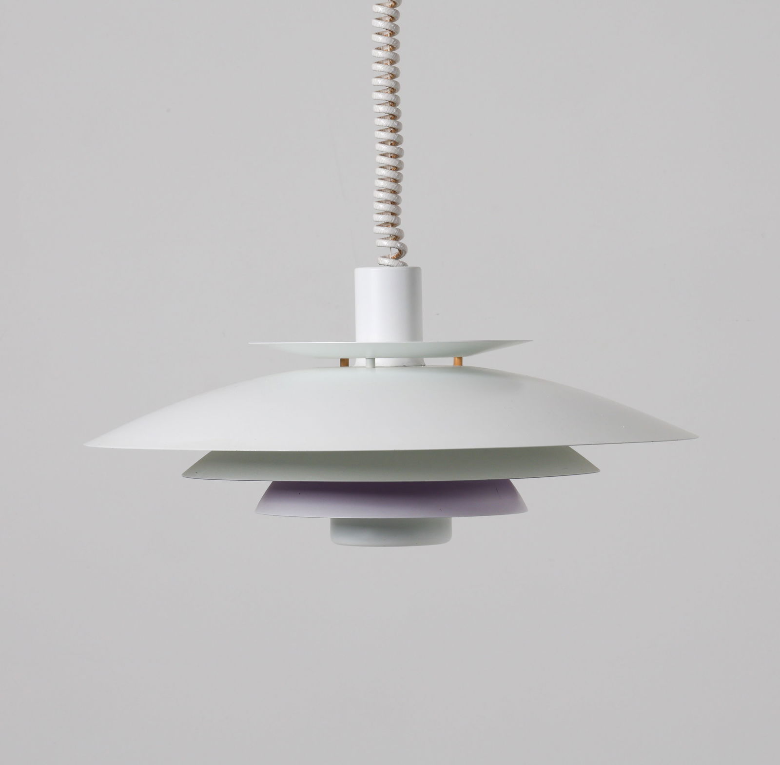 HENNINGSEN STYLE DANISH STEEL PENDANT LIGHT (1 of 9)
