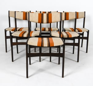 (6) ERIK BUCH DANISH OAK DINING CHAIRS C. 1970'S