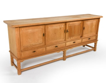 KJAERNULF STYLE DANISH OAK SIDEBOARD C. 1970'S