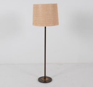 DANISH BRASS FLOOR LAMP C. 1960'S