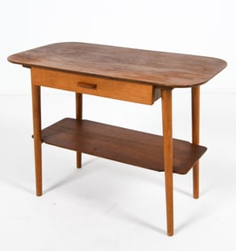 DANISH TEAK SIDE TABLE C. 1960'S