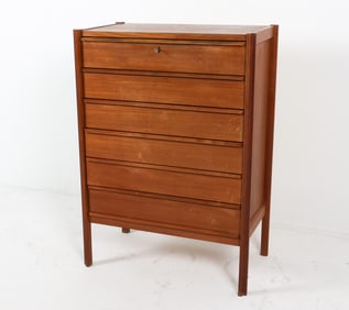 SCANDINAVIAN TEAK CHEST C. 1960'S