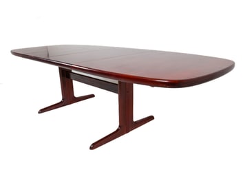 SKOVBY DANISH CHERRY DINING TABLE C. 1970'S