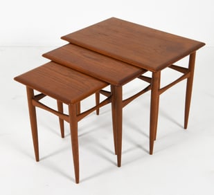 KAI KRISTIANSEN TEAK NESTING TABLES