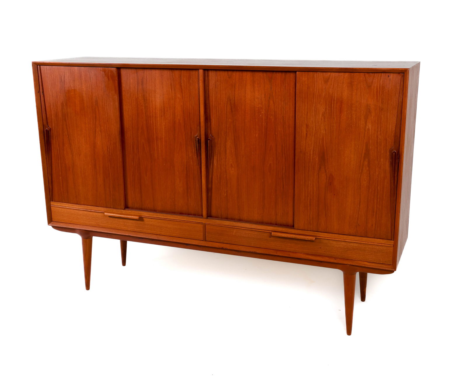 OMANN JUN MODEL 13 TEAK SIDEBOARD C. 1960'S (1 of 19)