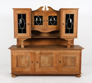 CARL ERIKSENS DANISH BRUTALIST OAK SIDEBOARD