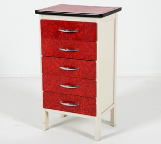 DANISH KITCHEN CHEST C. 1950'S