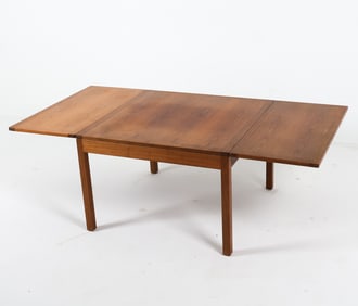 BORGE MOGENSEN TEAK DROP-LEAF COFFEE TABLE