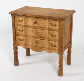 KJAERNULF STYLE DANISH OAK SIDE CHEST C. 1970'S