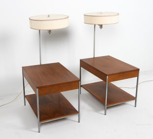 GEORGE NELSON HERMAN MILLER LAMP TABLES C. 1950'S