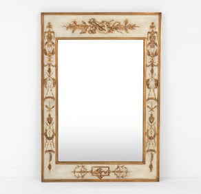 NEOCLASSICAL STYLE GILT WALL MIRROR