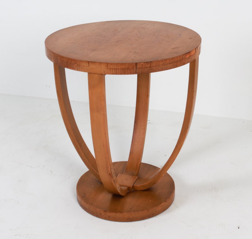 ART DECO SIDE TABLE C. 1940'S (1 of 13)