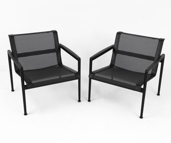 PAIR OF RICHARD SCHULTZ FOR KNOLL LOUNGE CHAIRS