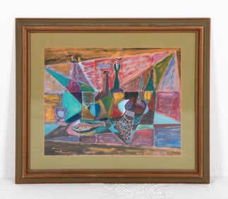 HELEN GERARDIA (1903-1988) ABSTRACT PASTEL