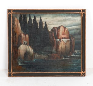 EARLY 20TH CENTURY LANDSCAPE O/C