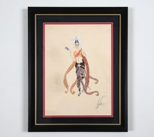 ERTE ROMAIN DE TIRTOFF (1892-1990) GOUACHE