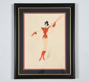 ERTE ROMAIN DE TIRTOFF (1892-1990) GOUACHE