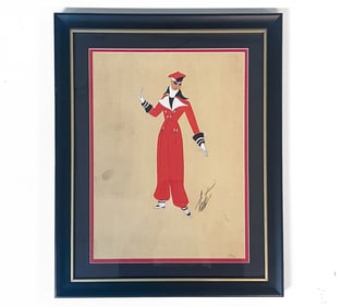 ERTE ROMAIN DE TIRTOFF (1892-1990) GOUACHE