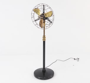 VINTAGE 1930'S MACHINE AGE MARELLI FLOOR FAN