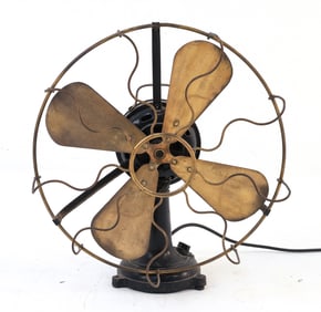 ANTIQUE 1930'S MARELLI 4 BLADE TABLE FAN