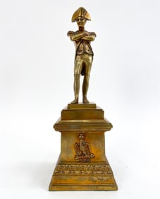 19TH C. NAPOLEON BONAPARTE BRONZE SCULPTURE