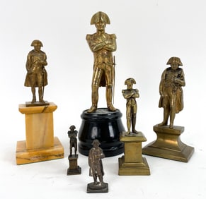 ANTIQUE NAPOLEON BONAPARTE BRONZE GROUPING