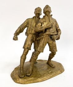 J. VALENTA (AUSTRIAN, 20TH C.) BRONZE SCULPTURE