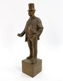 OSKAR THIEDE (1869-1961) BRONZE STATUE OF LENIN
