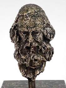 CLAVIJO STERLING SILVER BUST SCULPTURE