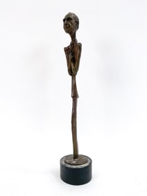 SUREALIST ELONGATED BRONZE SCULPTURE
