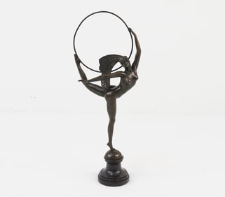 AFTER JEAN PIERRE MORANTE HOOP DANCER BRONZE